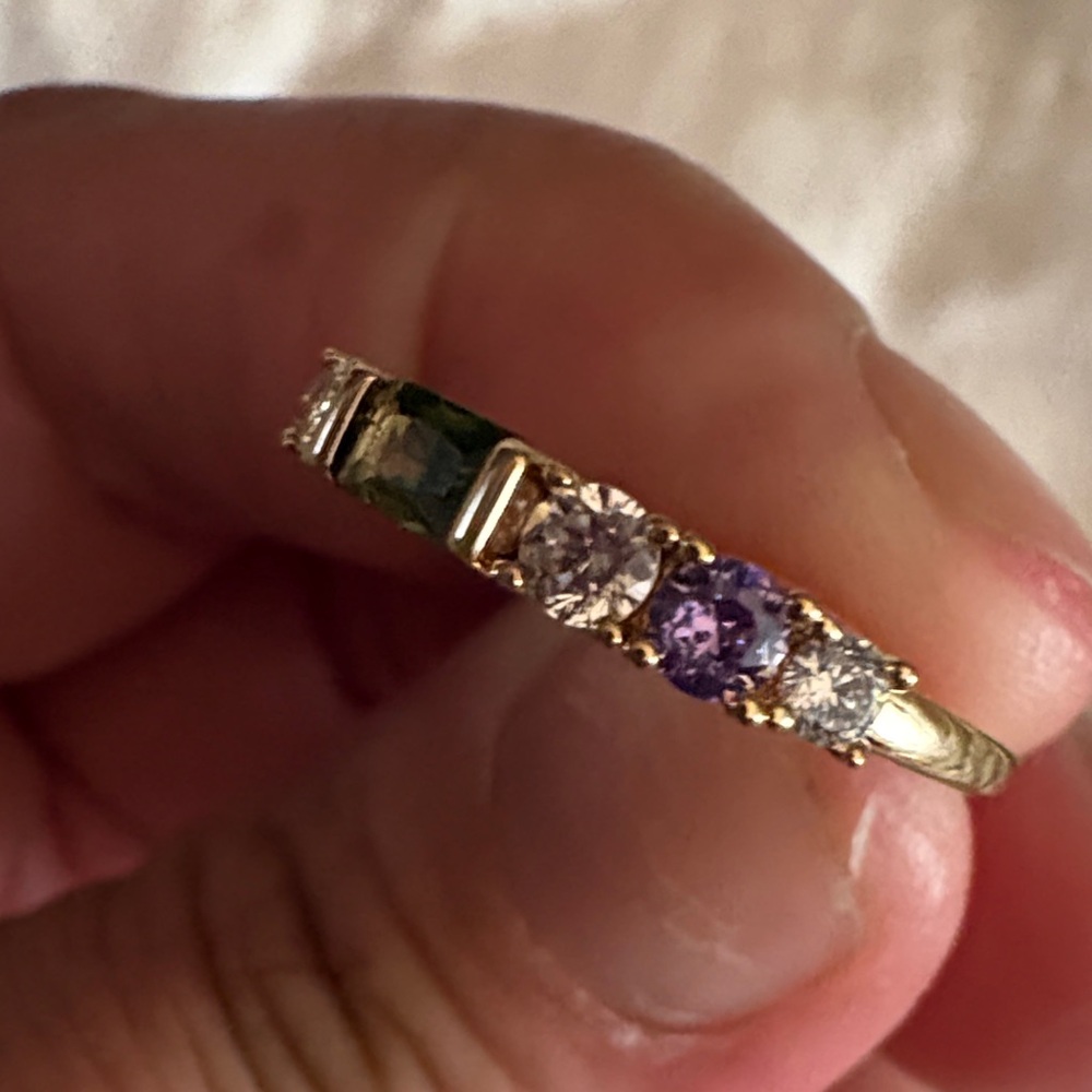 14k Gold plated Ring size 6 Olive & Piper - Picture 4 of 5